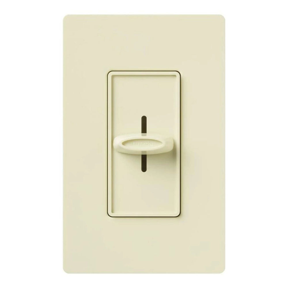 Lutron Skylark Quiet 3-Speed High Occupancy Fan Control, No Neutral Required, 2A Ceiling Fan, 120V, Single Pole/3-Way, SFSQ-F-HO-AL, Almond