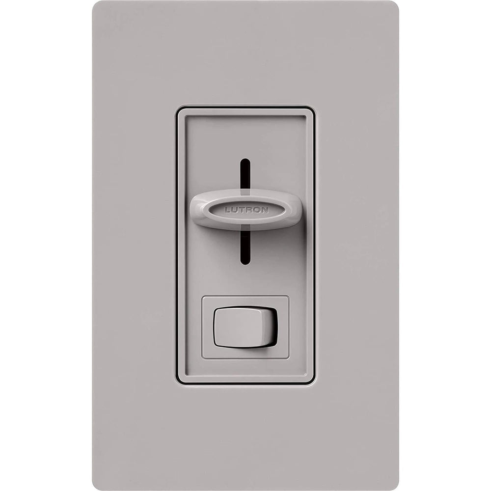 Lutron Skylark Dual Fan/Light Control, 1.5A Fan and 300W Incandescent/Halogen Light, 120V, Single Pole, SFSQ-LFH-GR, Gray, Clamshell Packaging