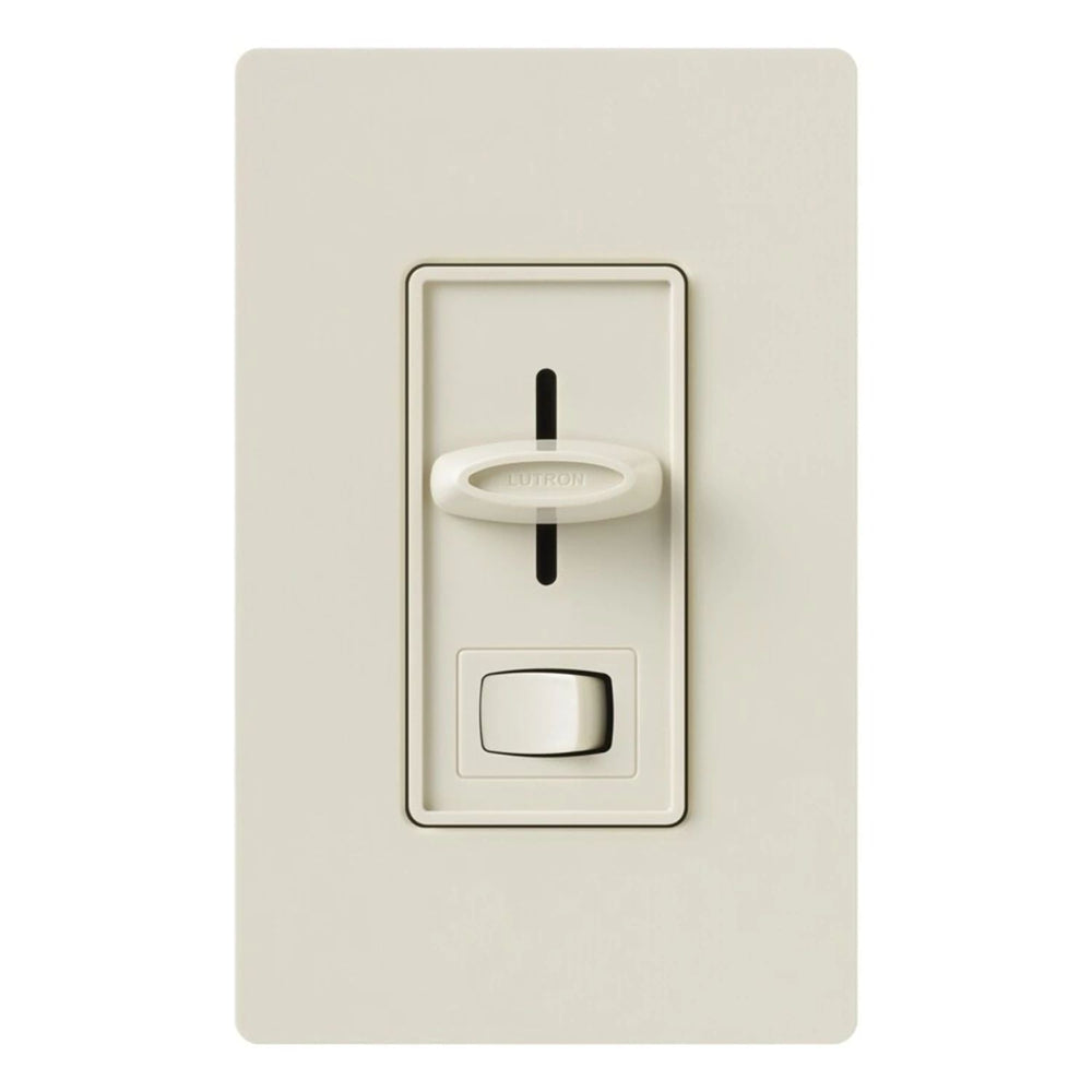 Lutron Skylark Dual Fan/Light Control, 1.5A Fan and 300W Incandescent/Halogen Light, 120V, Single Pole, SFSQ-LFH-LA, Light Almond, Clamshell Packaging