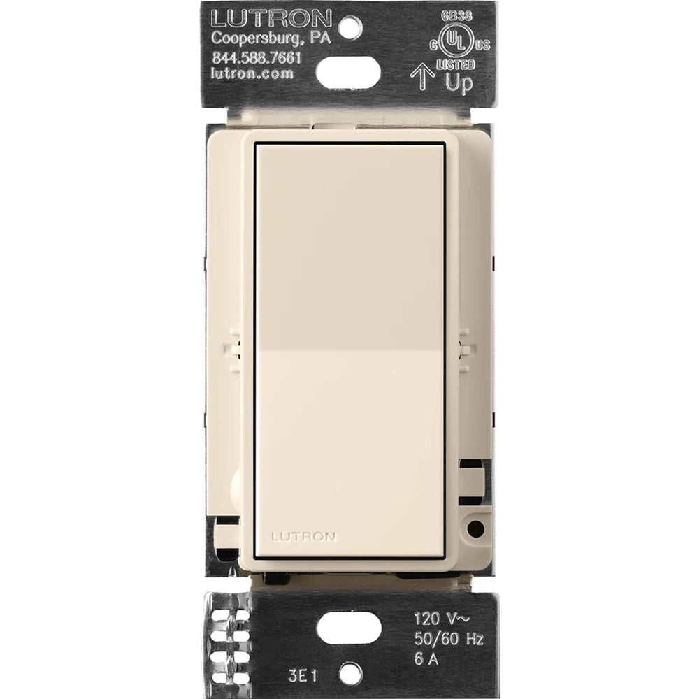 Lutron Accessory Switch, Multi-Location Switching, Only For Use With Select LED+ Dimmer Switches and LED+ Pro Max models, ST-AS-LA, Light Almond