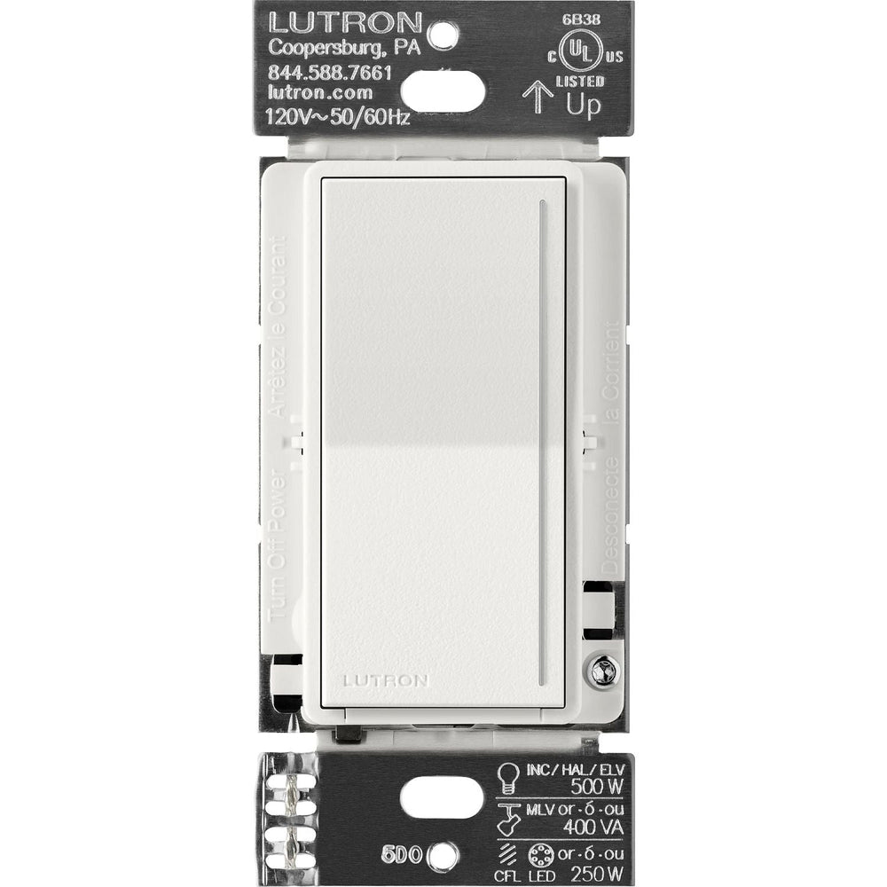 Lutron Sunnata Touch Dimmer - LED+ Pro Max, 250W LED/400W ELV/400VA MLV, Neutral Required, Multi-Location, 120V, ST-PRO-N-RW, Architectural White