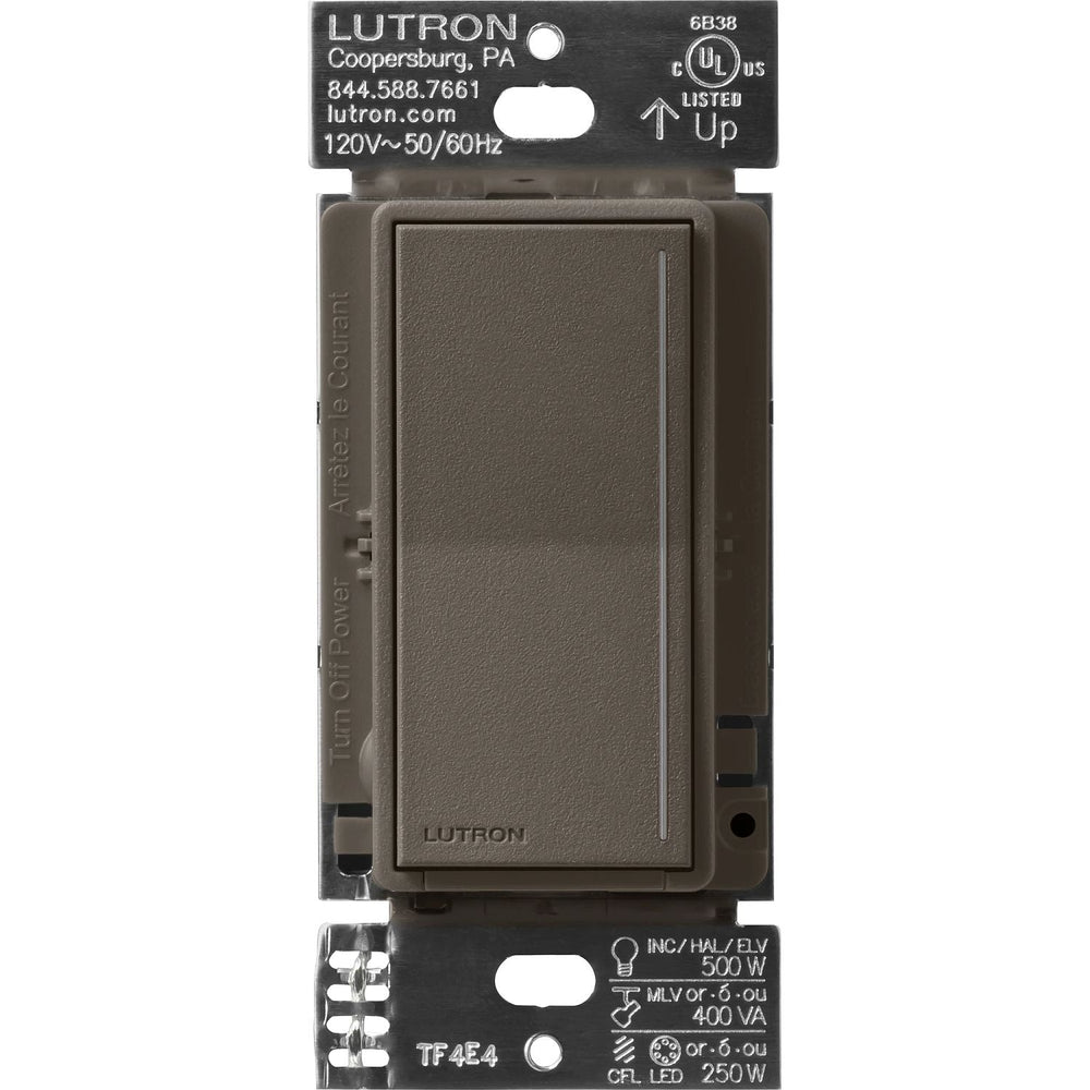 Lutron Sunnata Touch Dimmer - LED+ Pro Max, 250W LED/400W ELV/400VA MLV, Neutral Required, Multi-Location, 120V, ST-PRO-N-TF, Truffle