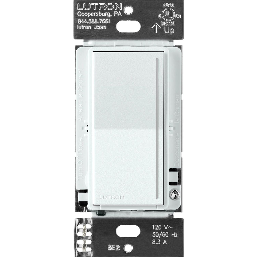Lutron Sunnata Companion Dimmer Switch, Multi-Location Dimming, Only For Use With Sunnata PRO LED+ Touch Dimmer (ST-PRO-N), ST-RD-GL, Glacier White
