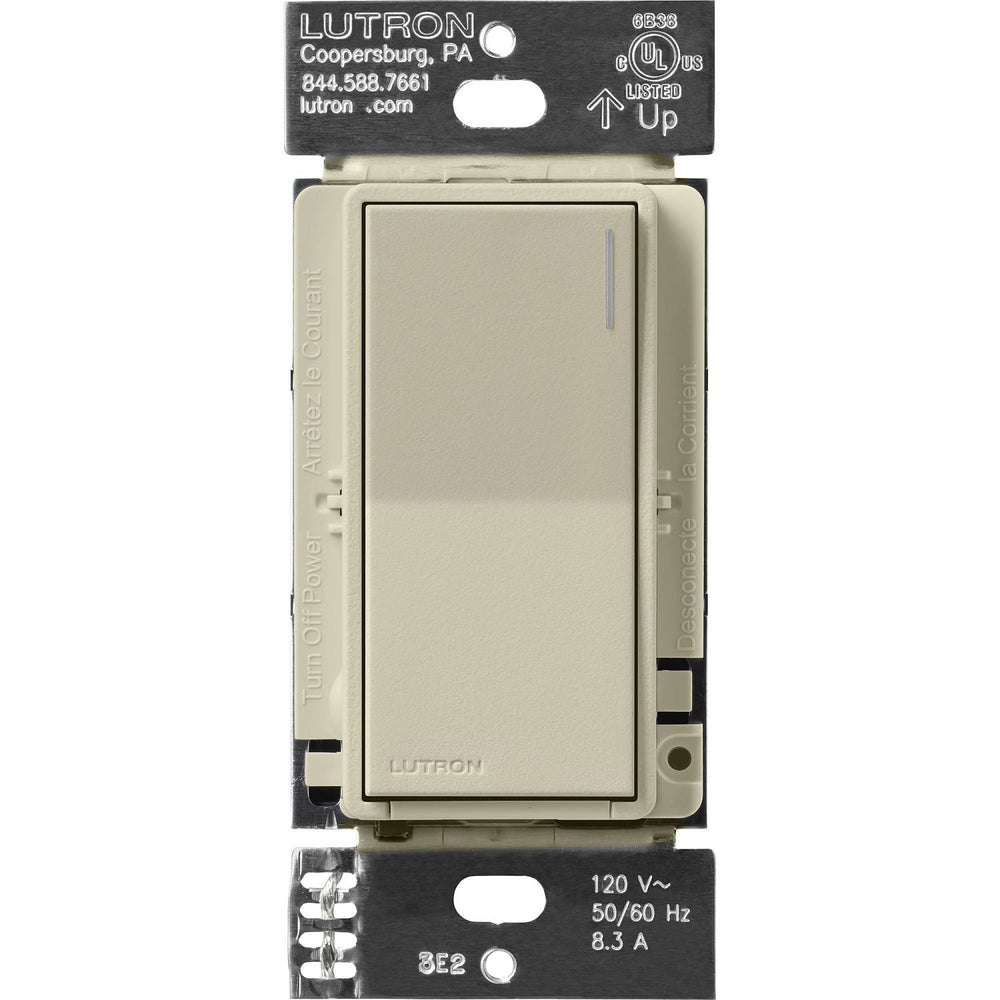 Lutron Sunnata Companion Switch, Multi-Location Switching, Only For Use With Sunnata 6A On/Off Switch, (ST-6ANS), ST-RS-CY, Clay