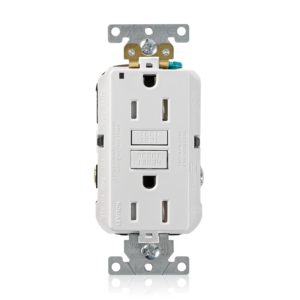Leviton G5262-TW 15 A 125 VAC GFCI Receptacle White