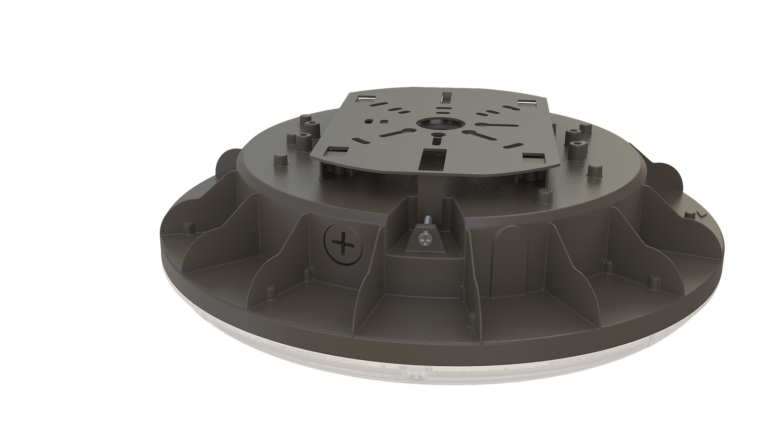 ORB-GCP1180-80W-G-TCP-MO - Round LED Canopy Surface 3CCT 80w/60w/45w 9600lm UL Bronze Motion Sensor
