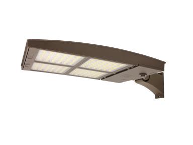 MaxLite M300UCW-WCSBFCR LED Outdoor Flood Area Light ,Watt 200/250/300W, Changeable Lens W, 120-277V, CCT 3000K/4000K/5000K, Flexible Arm Mount, C-max Ready