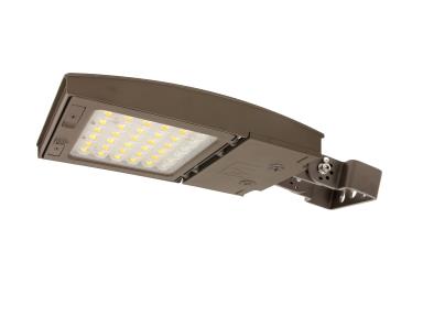 MaxLite M30UC5S-WCSBTCR LED Outdoor Flood Area Light ,Watt 15/22/30W, Changeable Lens 5S, 120-277V, CCT 3000K/4000K/5000K, Trunnion Mount, C-max Ready