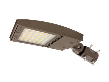 MaxLite M75UC4W-WCSBKCR LED Outdoor Flood Area Light ,Watt 42/55/75W, Changeable Lens 4W, 120-277V, CCT 3000K/4000K/5000K, Slipfitter Mount, C-max Ready