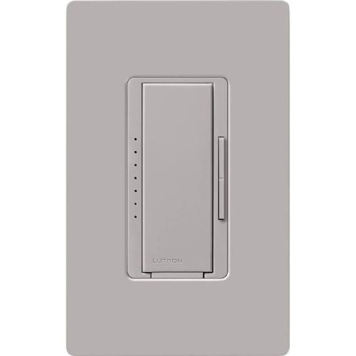 Lutron Maestro MLV Dimmer Switch, 800W (1000VA), Single-Pole/Multi-Location, No Neutral Required, 120V, MALV-1000-GR, Gray