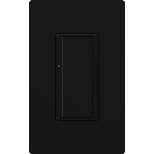 Lutron Maestro Wireless 3-Wire Dimmer for Ballast/LED Driver, 6A, Neutral Required, Single Pole/Multi-Location, 120/277V, MRF2-F6AN-DV-BL, Black