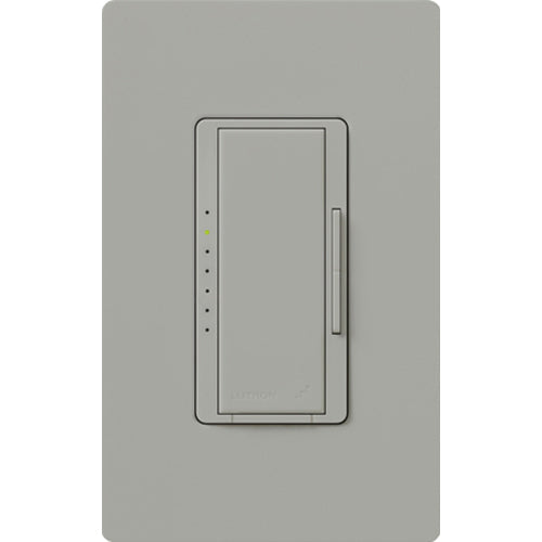 Lutron Maestro Wireless 3-Wire Dimmer for Ballast/LED Driver, 6A, Neutral Required, Single Pole/Multi-Location, 120/277V, MRF2-F6AN-DV-GR, Gray
