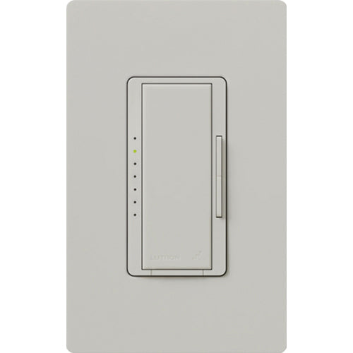 Lutron Maestro Wireless 3-Wire Dimmer for Ballast/LED Driver, 6A, Neutral Required, Single Pole/Multi-Location, 120/277V, MRF2-F6AN-DV-PD, Palladium