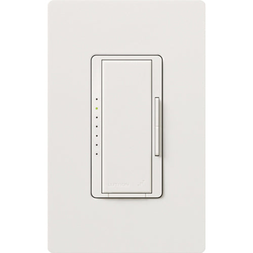 Lutron Maestro Wireless 3-Wire Dimmer for Ballast/LED Driver, 6A, Neutral Required, Single Pole/Multi-Location, 120/277V, MRF2-F6AN-DV-WH, White