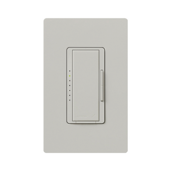 Lutron Vive Maestro Wireless LED+ Dimmer, 150W LED, Single Pole/Multi-Location, No Neutral Required, 120V, MRF2S-6CL-PD, Palladium
