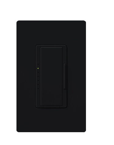 Lutron Vive Maestro Wireless ELV Dimmer, 600W ELV/150W LED, Single Pole/Multi-Location, Neutral Required, 120V, MRF2S-6ELV120-MN, Midnight