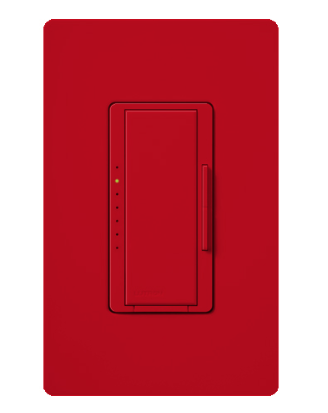 Lutron Maestro MLV Dimmer Switch, 450W (600VA), Single-Pole/Multi-Location, No Neutral Required, 120V, MSCLV-600M-HT, Hot