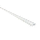 4-ft Shallow Channel, Aluminum (Plastic Diffuser and End Caps Included)