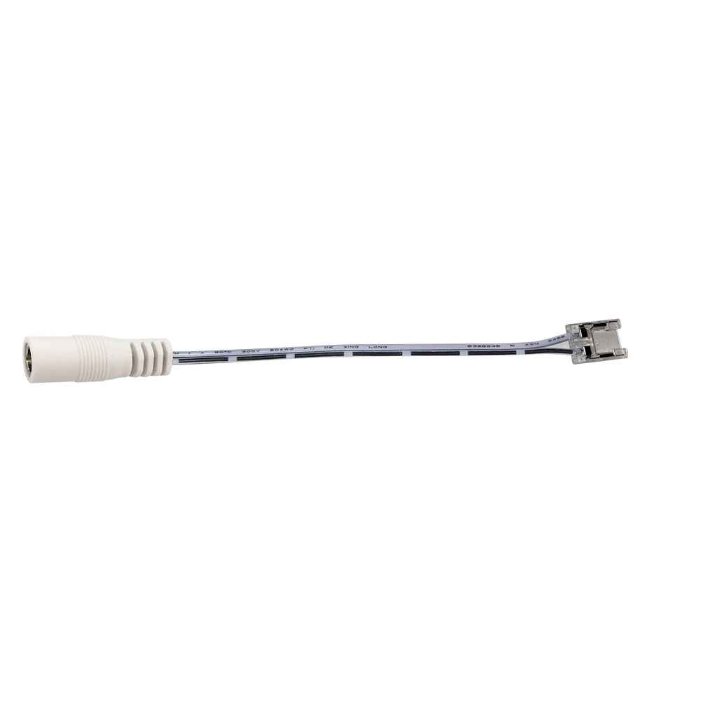 6" Power Cord w/ DC Connector for COB LED Tape Light