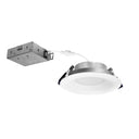 4" Contractor Series Can-less LED Downlight with Deep Reflector, Selectable CCT, White (12-Pack)