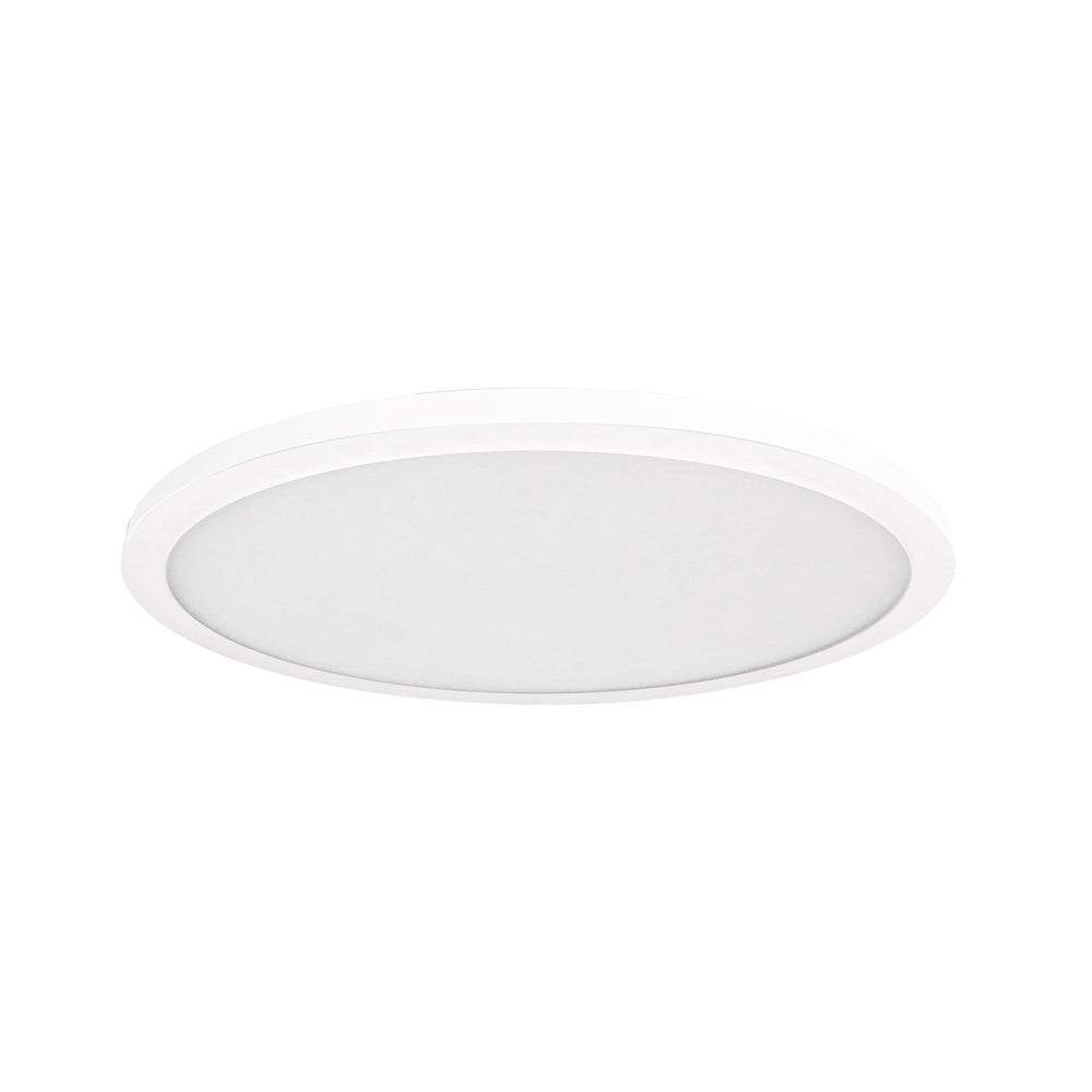 16" ELO Surface Mounted LED, 2200lm / 20W, 2700K, 90+ CRI, 120V Triac/ELV or 277V Non-Dimming, White