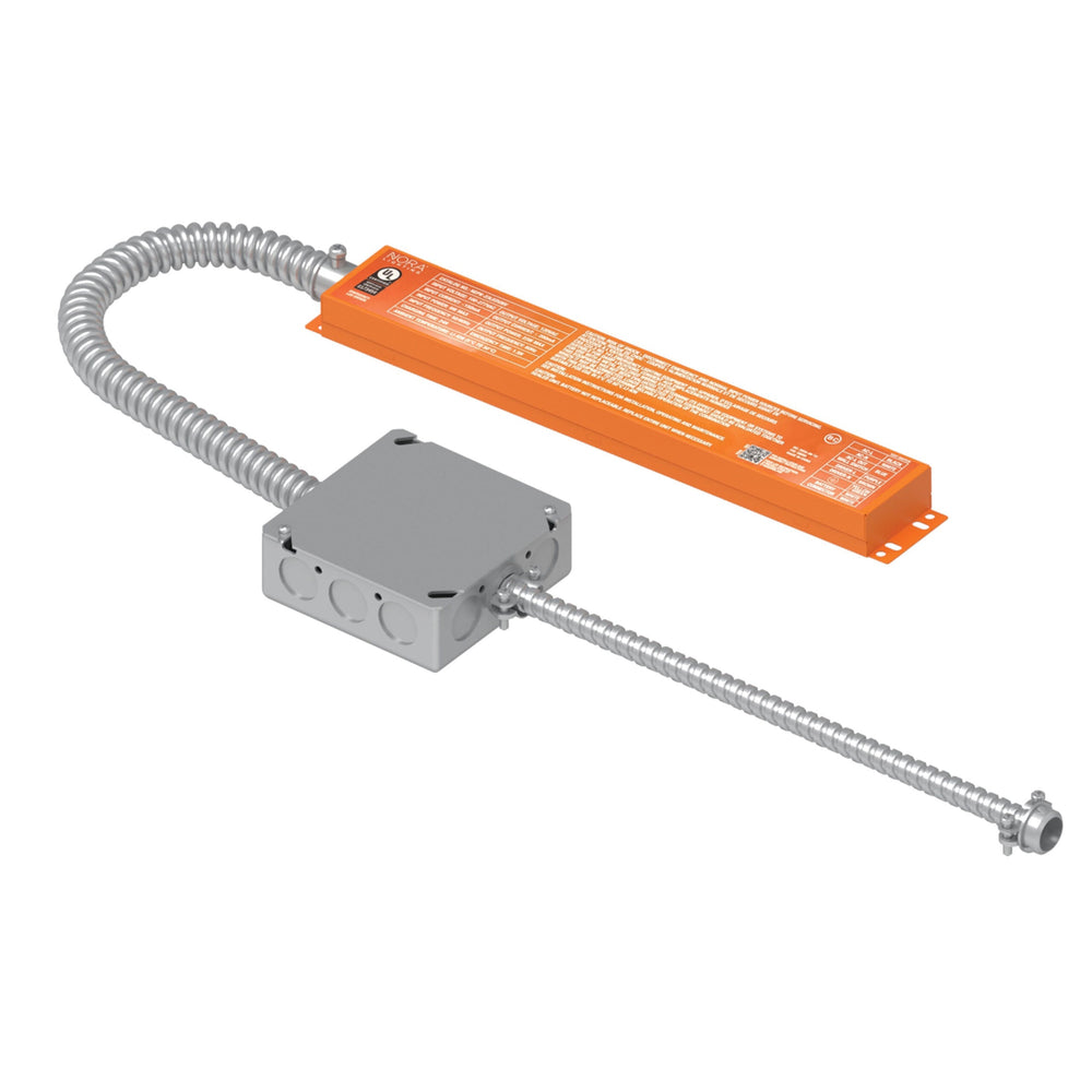 Plug-and-Play EM Installation Kit with 23W Remote Test Switch Emergency LED Driver and J-Box