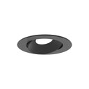 4" Pearl 12V LED Round Adjustable Cone Retrofit, 1250lm / 10W, 2700K, Black Reflector / Black Flange
