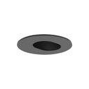 4" Pearl 12V LED Round Adjustable Slot Aperture Retrofit, 950lm / 10W, 2700K, Black Slot Aperture / Black Flange