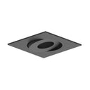 4" Pearl 12V LED Square Adjustable Gimbal Retrofit, 1050lm / 10W, 2700K, Black Finish
