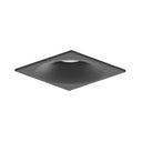 4" Pearl 120V LED Square Bullnose Retrofit, 1250lm / 10W, 2700K, Black Finish