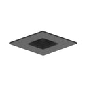 4" Pearl 12V LED Square Retrofit Reflector with Square Aperture, 1150lm / 10W, 2700K, Black Reflector / Black Flange