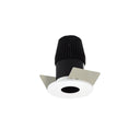 1" Iolite LED BWF Round Pinhole, 600lm, 2700K, Black Pinhole / Black Flange