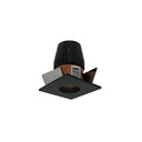 1" Iolite LED BWF Square Reflector with Round Aperture, 600lm, 2700K, Black Reflector with Round Aperture / Black Flange