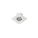 1" Iolite Can-less Square Downlight Trim, Haze Reflector / Warm White Flange