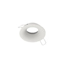 2" Iolite Can-less Round Bullnose Trim, Bright White finish