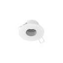 2" Iolite Can-less Round Pinhole Trim, Haze Pinhole / Bright White Flange