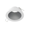 4" Iolite Can-less Round Downlight Trim, Haze Reflector / Warm White Flange