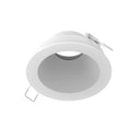 4" Iolite Can-less Round Downlight Trim, Haze Reflector / Warm White Flange