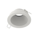 4" Iolite Can-less Round Downlight Trim, Haze Reflector / Warm White Flange