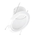 6" Super Sloped LED Retrofit Reflector, 1200lm / 16W, 2700K, Black Reflector / White Flange