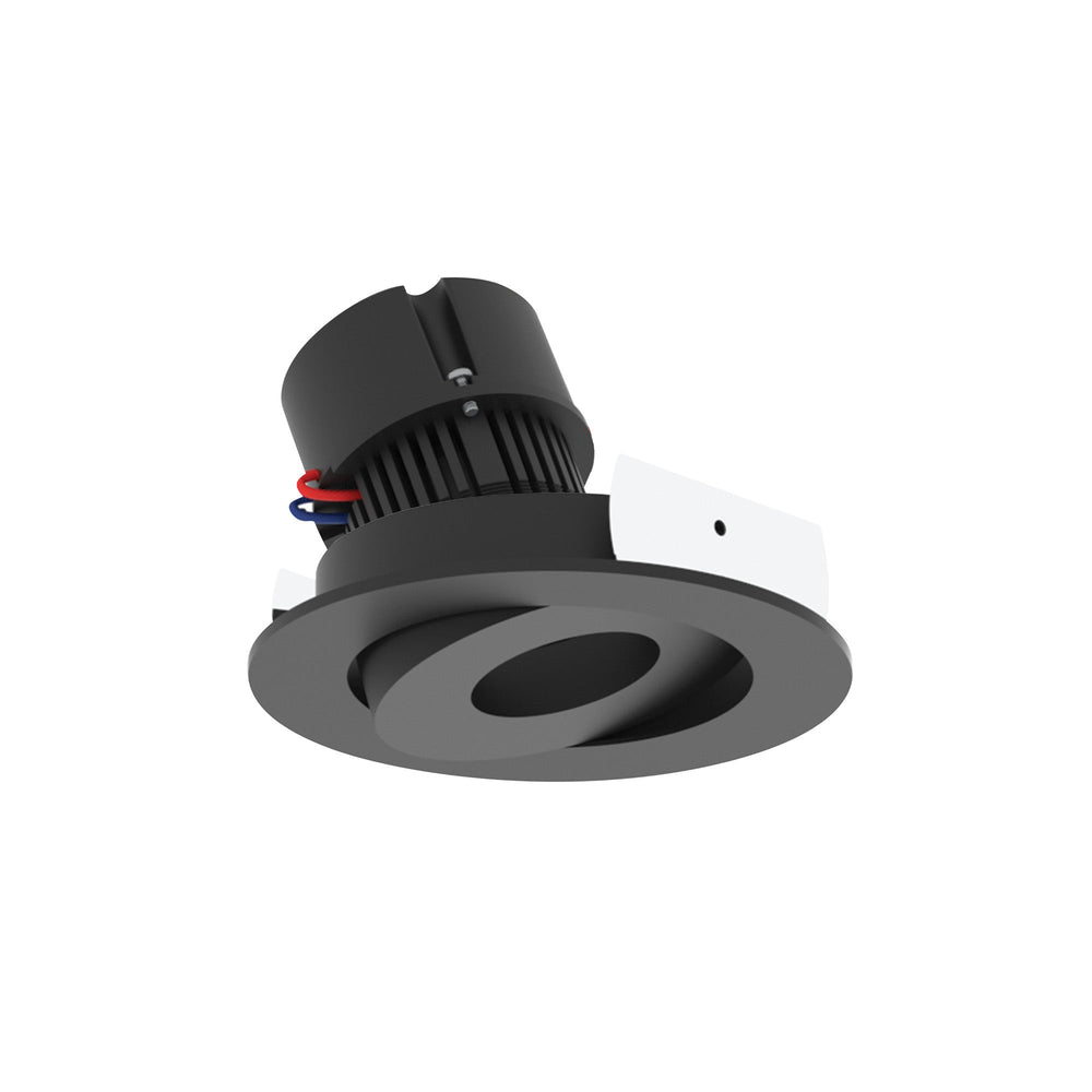 4" Pearl 120V LED Round Adjustable Gimbal Retrofit, 1050lm / 10W, 2700K, Black Finish