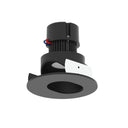 4" Pearl 120V LED Round Adjustable Slot Aperture Retrofit, 950lm / 10W, 2700K, Black Slot Aperture / Black Flange