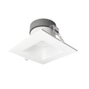 6" Quartz Square LED Can-less Downlight with Selectable Lumens & CCT, White Finish