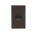 Ari LED Step Light w/ Interchangeable Horizontal and Vertical Face Plates, 47lm / 2.5W, 3000K, Black Finish