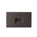 Ari LED Step Light w/ Interchangeable Horizontal and Vertical Face Plates, 47lm / 2.5W, 3000K, Black Finish