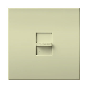 Lutron Nova T Dimmer, 1500W Incandescent/Halogen Only, Single-Pole, 120V, Small Control, Wall Plate Included, NT-1500-AL, Almond