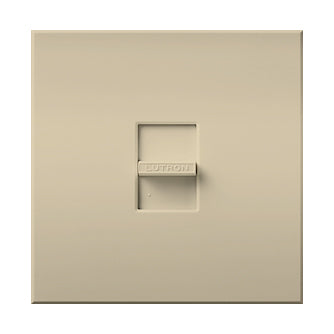 Lutron Nova T Dimmer, 1500W Incandescent/Halogen Only, Single-Pole, 120V, Small Control, Wall Plate Included, NT-1500-BE, Beige