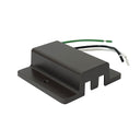 Floating Canopy Feed for One-Circuit Track, Black Finish