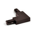 L-Connector for One-Circuit Track, Black Finish