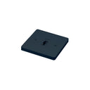 Square Monopoint Canopy for Line Voltage Track Heads, Black Finish